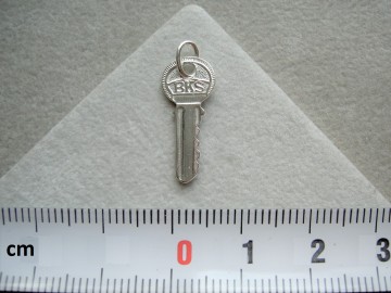 Zilveren bks sleutel