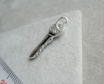 Zilveren bks sleutel