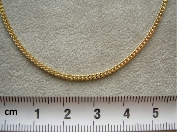 Gouden halskettinkje (dames, 45 cm,14 krts.) 1.7 mm