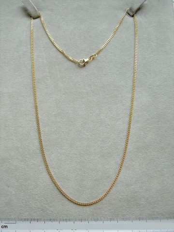 Gouden halskettinkje (dames, 45 cm,14 krts.) 1.7 mm