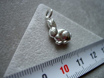 Zilveren Konijn hanger