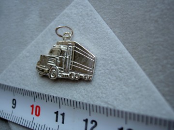 Zilveren Vrachtwagen truck hanger