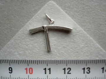 Zilveren stratenmakershamer hanger stratenmaker