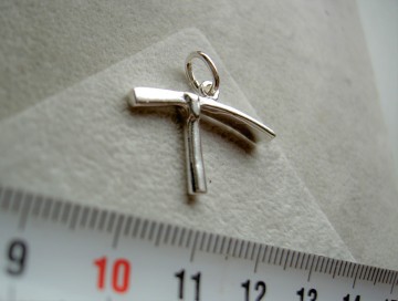 Zilveren stratenmakershamer hanger stratenmaker