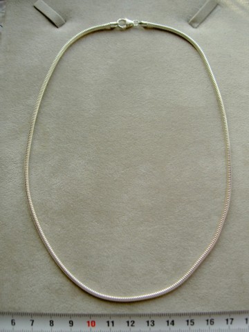 Slang halsketting 2.4 mm