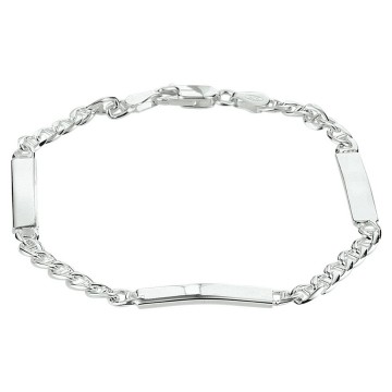 Graveerarmband met 3 graveerplaatjes
