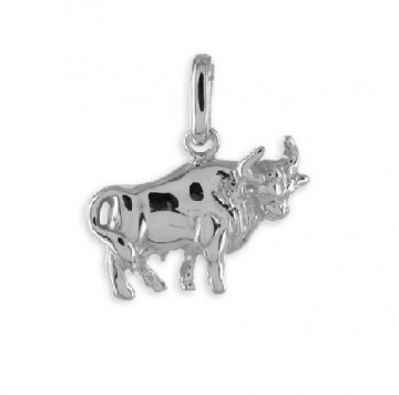 Zilveren Stier hanger
