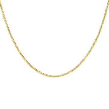 Verguld gourmet 45 cm, 1.4 mm (zilver op goud)