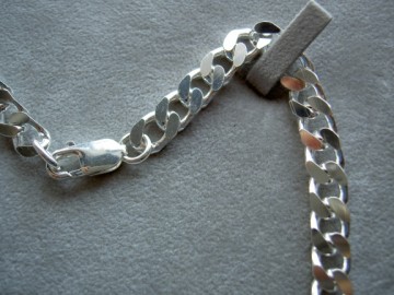 Zilveren halsketting 50 cm - 7.2 mm Heren gourmet