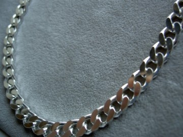 Zilveren halsketting 50 cm - 7.2 mm Heren gourmet