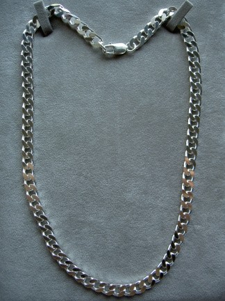 Zilveren halsketting 50 cm - 7.2 mm Heren gourmet