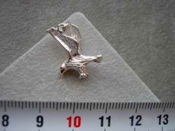 Zilveren adelaar hanger