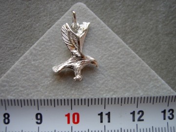 Zilveren adelaar hanger