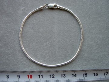 Zilveren dames armbandje 19 cm - 2 mm