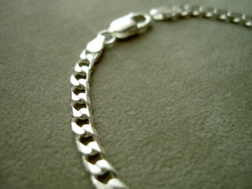 Zilveren dames armbandje 19 cm - 3.8mm Gourmet schakel