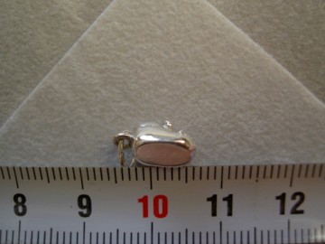 Zilveren babyschoentje bedeltje