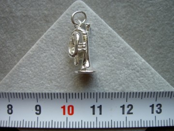 Zilveren Cornet hanger