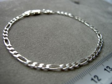 Zilveren armbandje dames  - Figaro