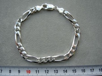 Zilveren armband 6.8 mm - 21 cm
