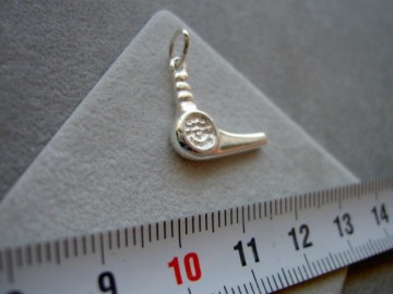 Zilveren fohn hanger