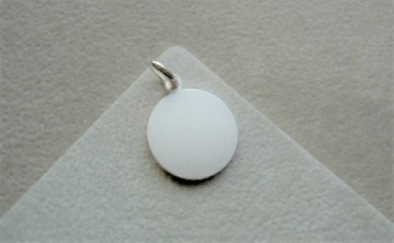 Zilveren Heilige Christoffel (13mm) hanger