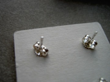 zilveren Oorbellen kruisjes