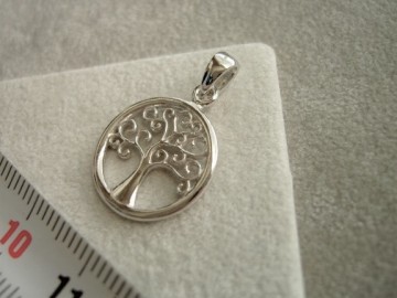 Zilveren levensboom 15mm hanger 67591322 1574800203 2