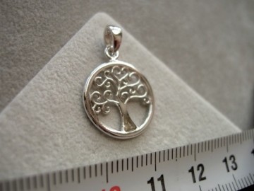 Zilveren levensboom 15mm hanger 67591322 1574800203