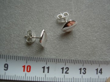 Zilveren oorbellen fantasie