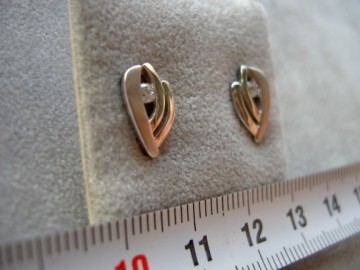 Zilveren oorbellen zirkonia