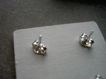 Zilveren oorbellen zirkonia