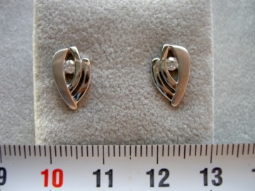 Zilveren oorbellen zirkonia