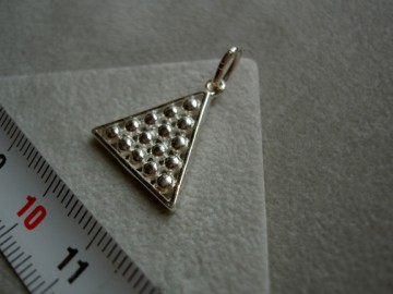 Zilveren snooker hanger