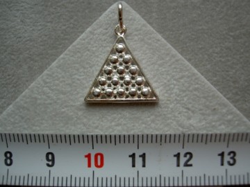 Zilveren snooker hanger