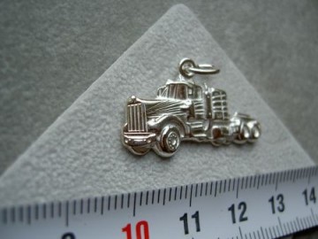 Zilveren Amerikaanse Truck hanger