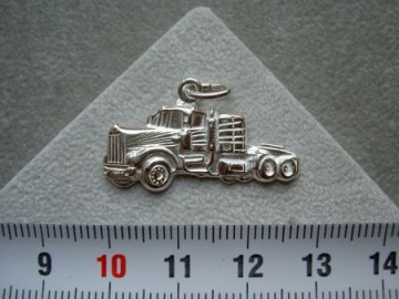 Zilveren Amerikaanse Truck hanger