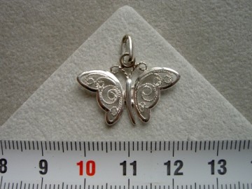 Zilveren vlinder groot 24 mm 67253346 1575665871