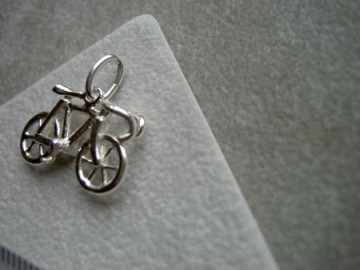 Zilveren wielrenfiets racefiets hanger 18mm